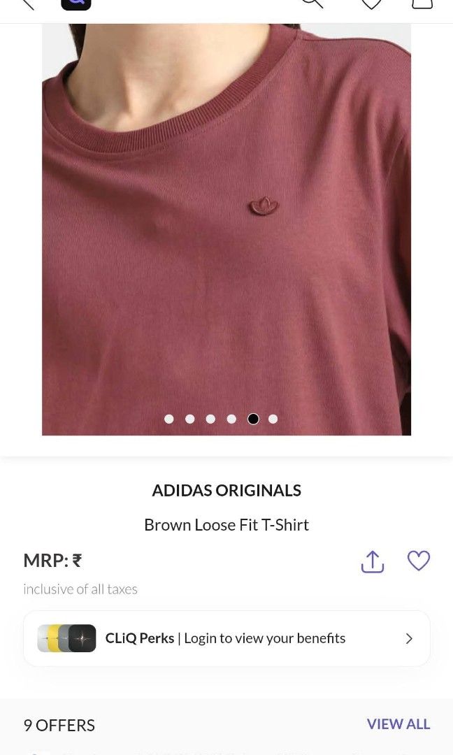 Adidas (Category: Blouses) located in Angeles City. Submitted by mjshoppingretail (Listing ID 1470112135, Image 3). Description: like new new freeship small med /Med.