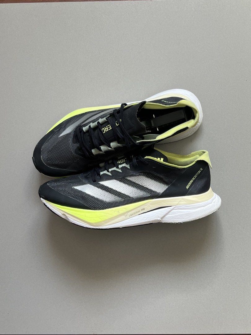 Adidas Adizero Boston 12 (Category: Sneakers) located in Davao. Submitted by soleventure.dvo (Listing ID 1470013055, Image 1). Description: 9.5us / 43eur / 27.5cm Authentic No box, pair only .