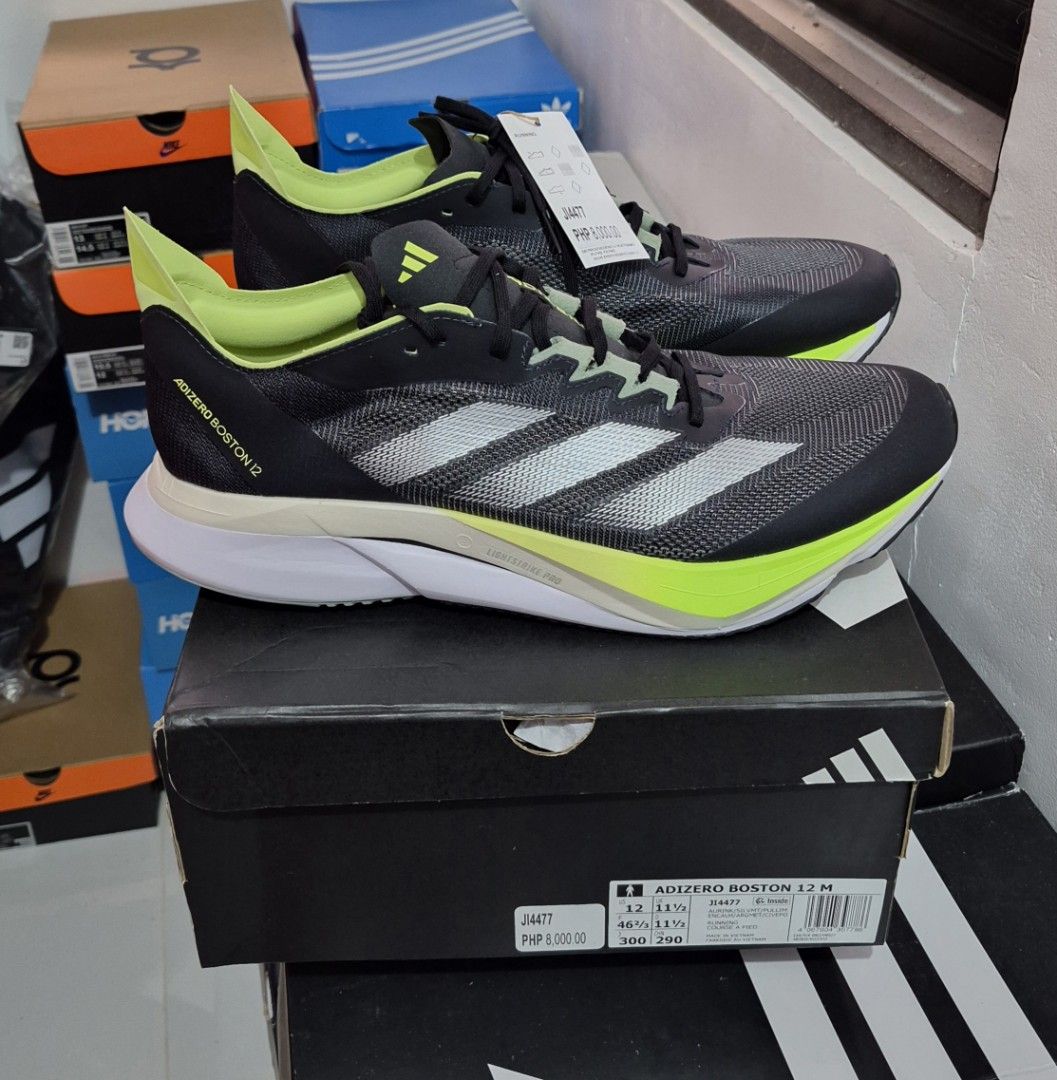 Adidas Boston 12 (Category: Sneakers) located in Calauan. Submitted by dark_mocha (Listing ID 1470099592, Image 1). Description: WTS Brand New / Legit / with OG box ✅ Adidas Adizero Boston 12 Size: 12 US mens Price: 2,500❗ (SRP 8,000) PM me for more details. Meetup: Calauan - Los Banos Laguna Area Shipping (Buyer's expense).