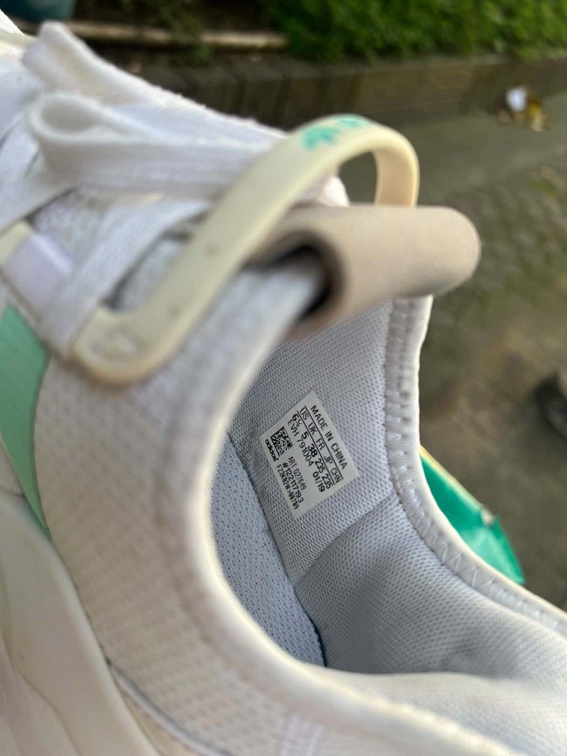 Adidas U_Path Run White Mint Green Sneakers (Category: Sneakers) located in Pasig City. Submitted by fannythrift (Listing ID 1470034201, Image 3). Description: Us 6 1/2 UK 5, 23.5cm Eur 38 Location Lipa City meet up Balagbag 7 11.