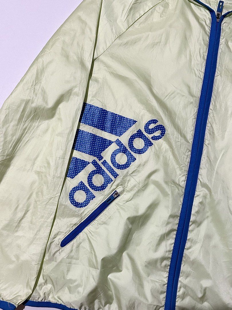 Adidas Windbreaker Jacket (Category: Activewear) located in Manila. Submitted by reclaimed.shop (Listing ID 1470080271, Image 2). Description: 📩 DM us to claim or inquire for more details! Thank you! .