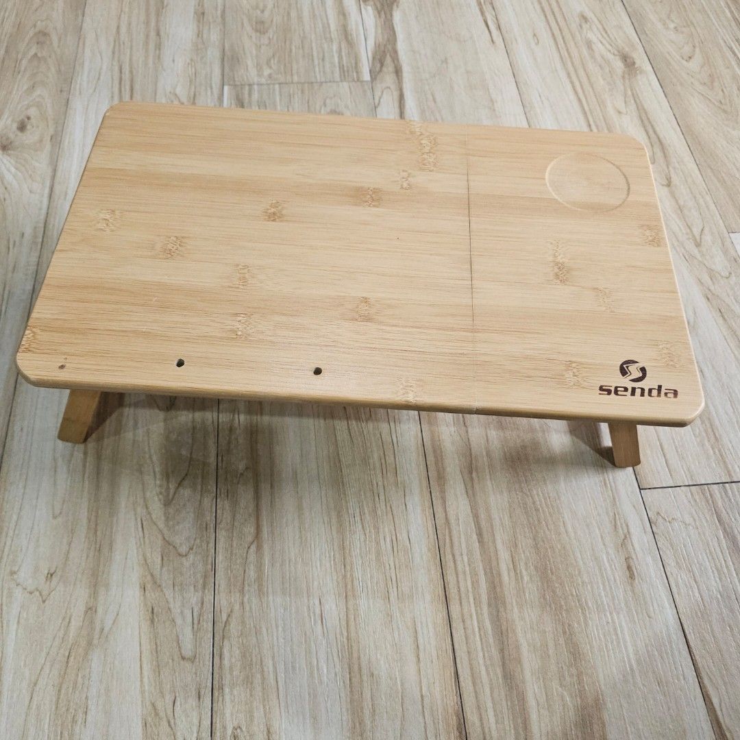 Adjustablr Bamboo Laptop Desk Bed Tray (Category: Tables & Sets) located in Makati City. Submitted by goldenbird.001 (Listing ID 1470017397, Image 1). Description: .