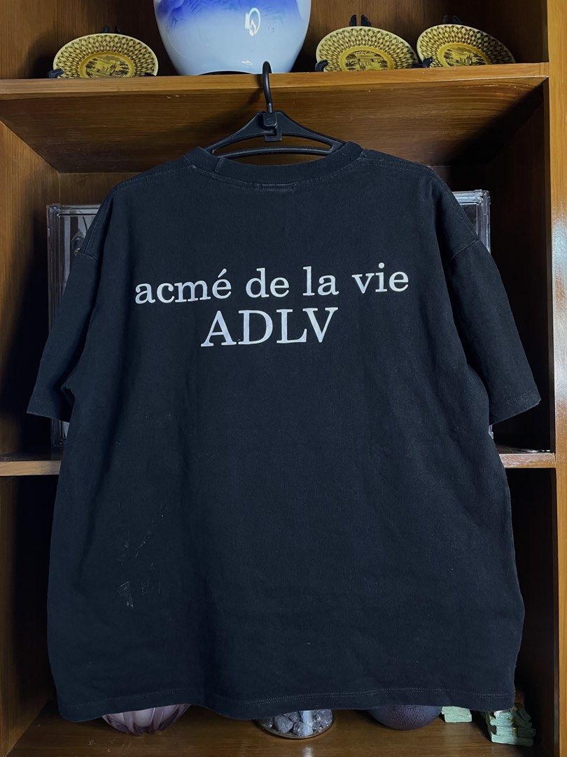 ADLV (Category: Tshirts & Polo Shirts ) located in Davao. Submitted by the_rare_hustla (Listing ID 1469977867, Image 3). Description: ADLV Issue Washable Stain Need Wash Only Color rate 9.8/10 Width - 23 Length - 27 Size 1 on tag Fit to Med-Large Dm If Interested!.