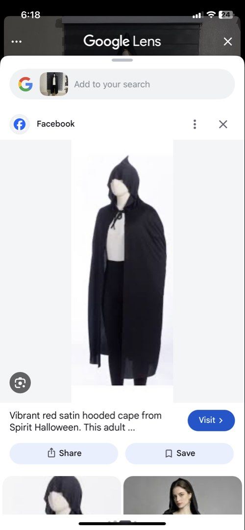 Adult Cape Costume (Category: Everything Else Others) located in Caloocan City. Submitted by discusonlineshop (Listing ID 1470051041, Image 1). Description: freesize.