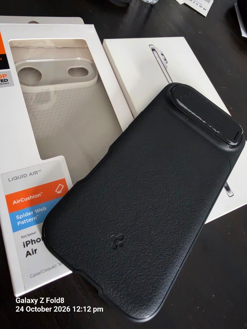 Air iPhone 17 (Category: iPhone Air Series) located in Makati City. Submitted by 09955740993 (Listing ID 1470023705, Image 1). Description: with apple warranty 5 months used with box with original case 2x spigen tempered glass since day 1 meetup or lalamove shangrila edsa starbucks transaction is final. test what you need to test. no icloud. factory restored. no find my. all good. no issue. with warranty. message me 938.008.1111.