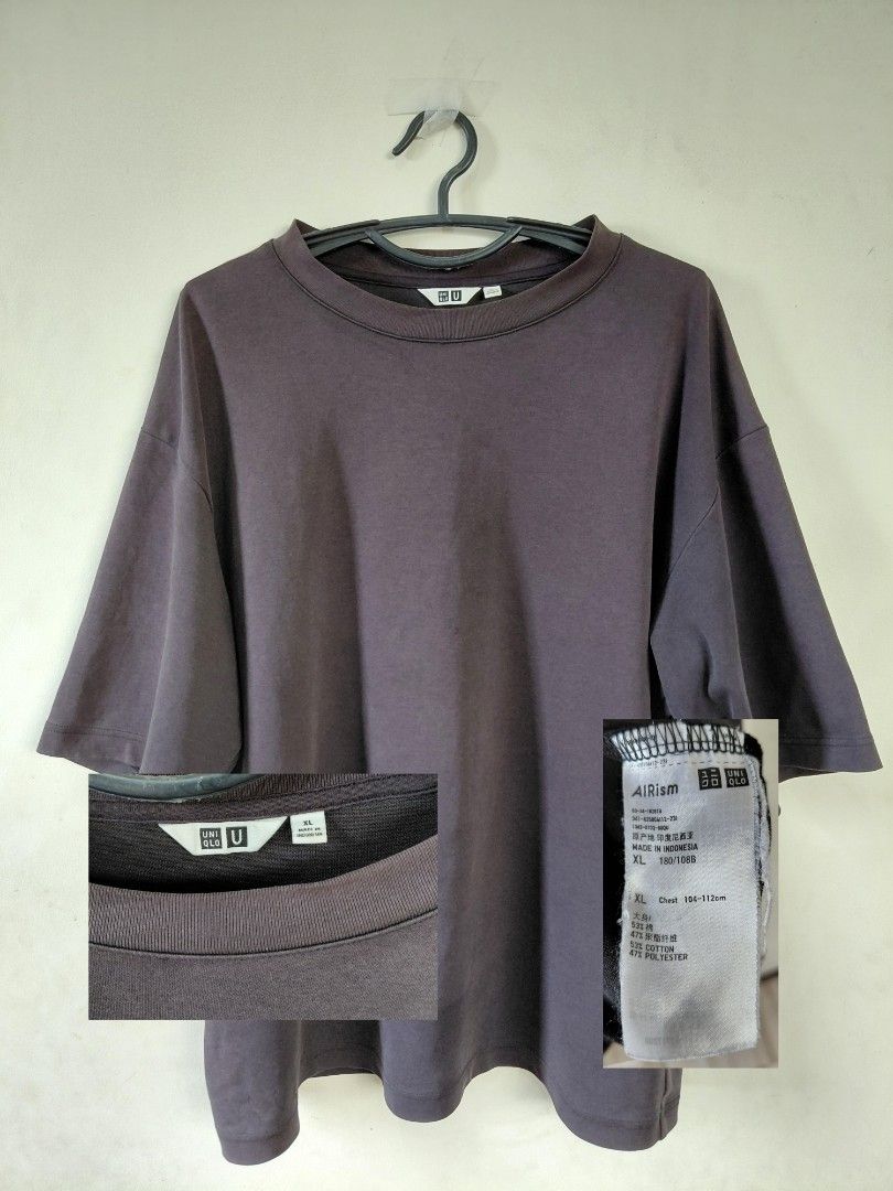 AIRISM SHIRT (Category: Tshirts & Polo Shirts ) located in Manila. Submitted by truebird-b835 (Listing ID 1470000614, Image 2). Description: BLACK: SIZE XL AND 2XL BLUISH GRAY: L.
