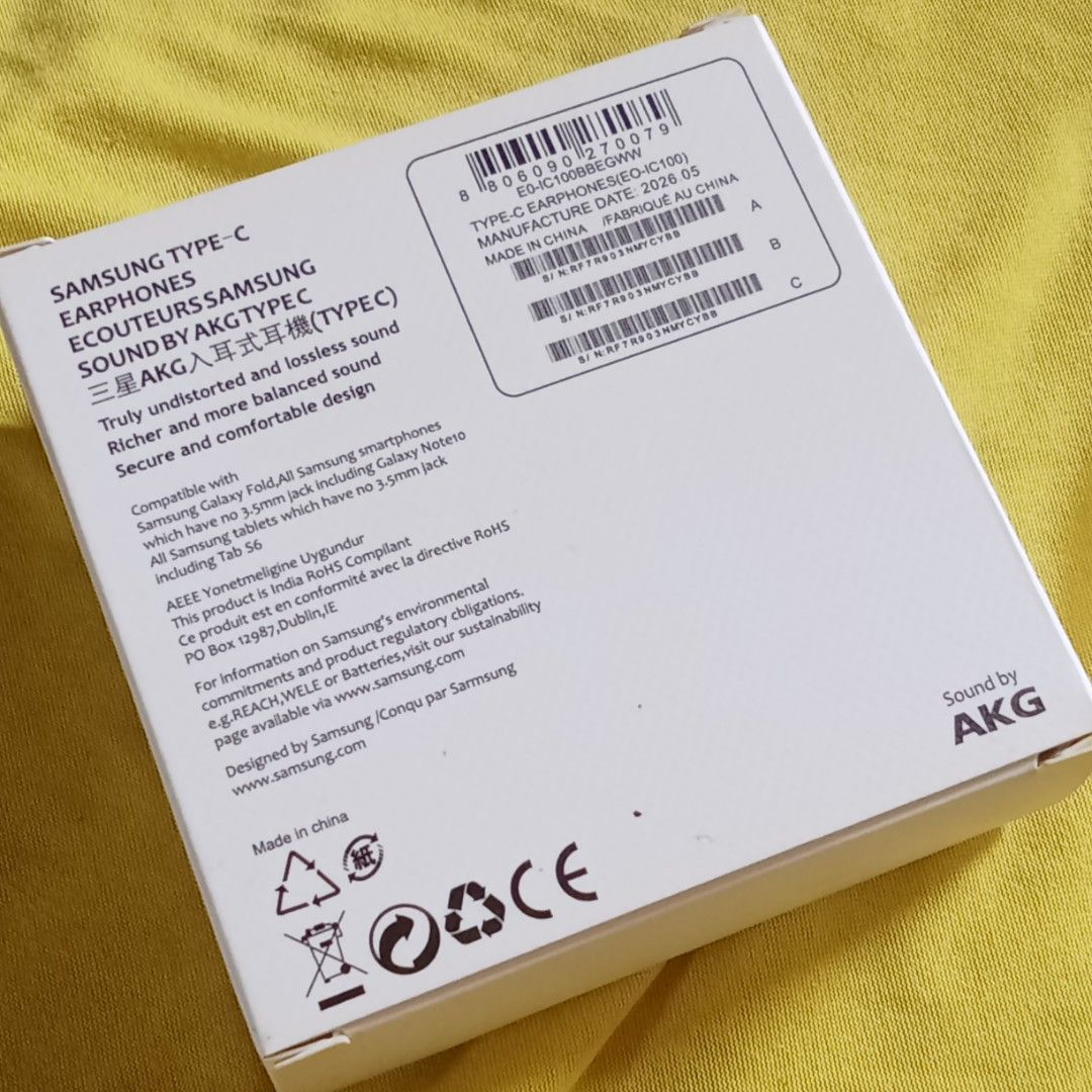 AKG TYPE C EARPHONES (Category: Earphones) located in Paranaque City. Submitted by powerzone0517 (Listing ID 1469988953, Image 3). Description: .
