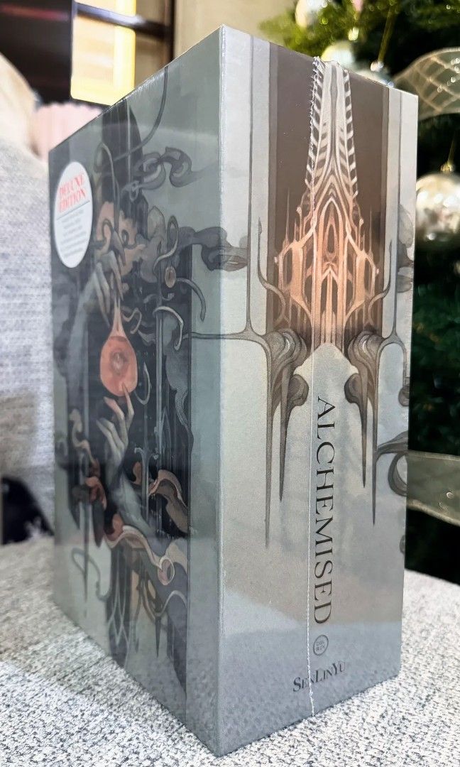 Alchemised three-volume slipcase edition (Category: Storybooks) located in Quezon City. Submitted by paperandspineph (Listing ID 1470000440, Image 2). Description: 📚 Alchemised three-volume slipcase edition Onhand • Brandnew • Sealed ▫️send name, address, phone, order, MOP, MOD via DM 💌 DM to inquire 🚚 J&T, Lalamove or Grabexpress.