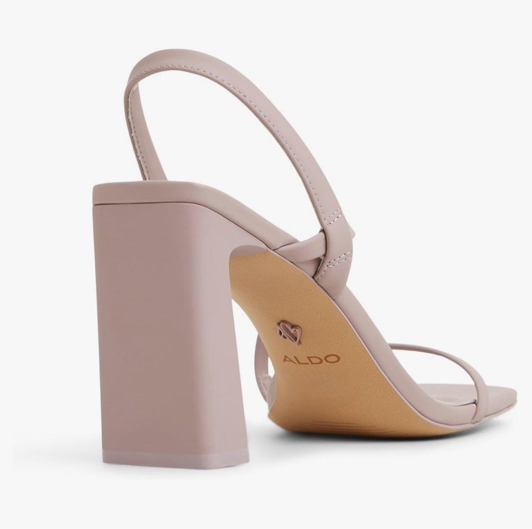 Aldo Arize Pink Square Block Heel Size 7 (Category: Heels) located in Taguig. Submitted by marie133 (Listing ID 1470038966, Image 2). Description: - Brand: Aldo - Color: Soft pink - Heel: Chunky block heel for solid support - Design: Asymmetric strap and square toe - Comfort: Padded insole - Versatility: Easy to dress up or keep casual.