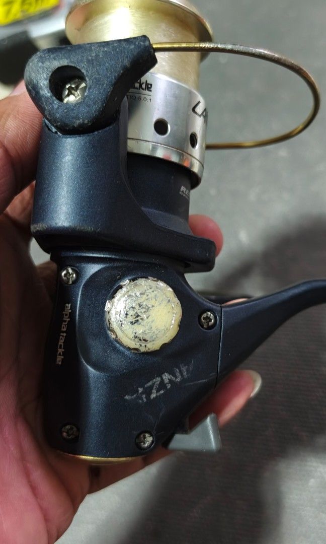Alpha Tackle Lanza 2000 reel (Category: Fishing) located in Polomolok. Submitted by dkljapansurplus (Listing ID 1470076328, Image 3). Description: Alpha Tackle Lanza 2000 reel Good working condition 890 freeshipping via flash.
