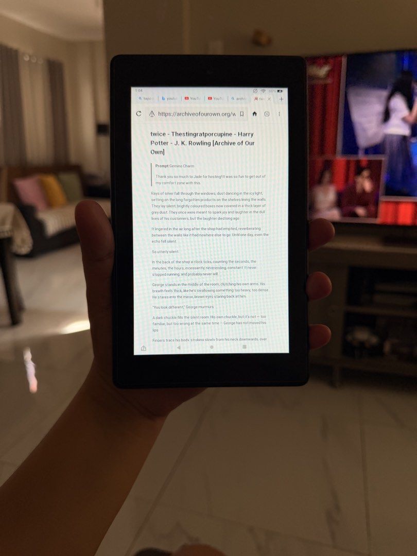 AMAZON FIRE 7 Tablet for Kids (2022) (Category: Android) located in Manila. Submitted by swiftmountain.988907 (Listing ID 1469994041, Image 2). Description: AMAZON FIRE 7 TABLET for Kids (2022 model) *** Good for Basic Youtube *** Good for Basic Games for Kids *** Good for Basic Reading / Notes *** Good for Basic Movies Specs: - 7 inch IPS Touchscreen - 2 GB Ram / 12 GB Storage - Amazon OS - 2 MP Camera - Unit and Charging Wire only - upto 2-3 ho
