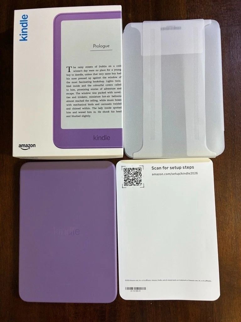 Amazon Kindle Basic 12th Generation 2026 (Ube,16GB, w/ ads) Open Box (Category: E-Readers) located in Antipolo. Submitted by booksmnl2 (Listing ID 1470008431, Image 3). Description: Open-box Amazon Kindle Basic 12th Gen (2026) in Ube, originally purchased in the USA. Compact, lightweight, and perfect for everyday reading. 6-inch E-Ink Display 16GB Storage / Ube Wi-Fi / USB-C Charging Condition: Open Box Original Box & Standard Accessories 1-Year 