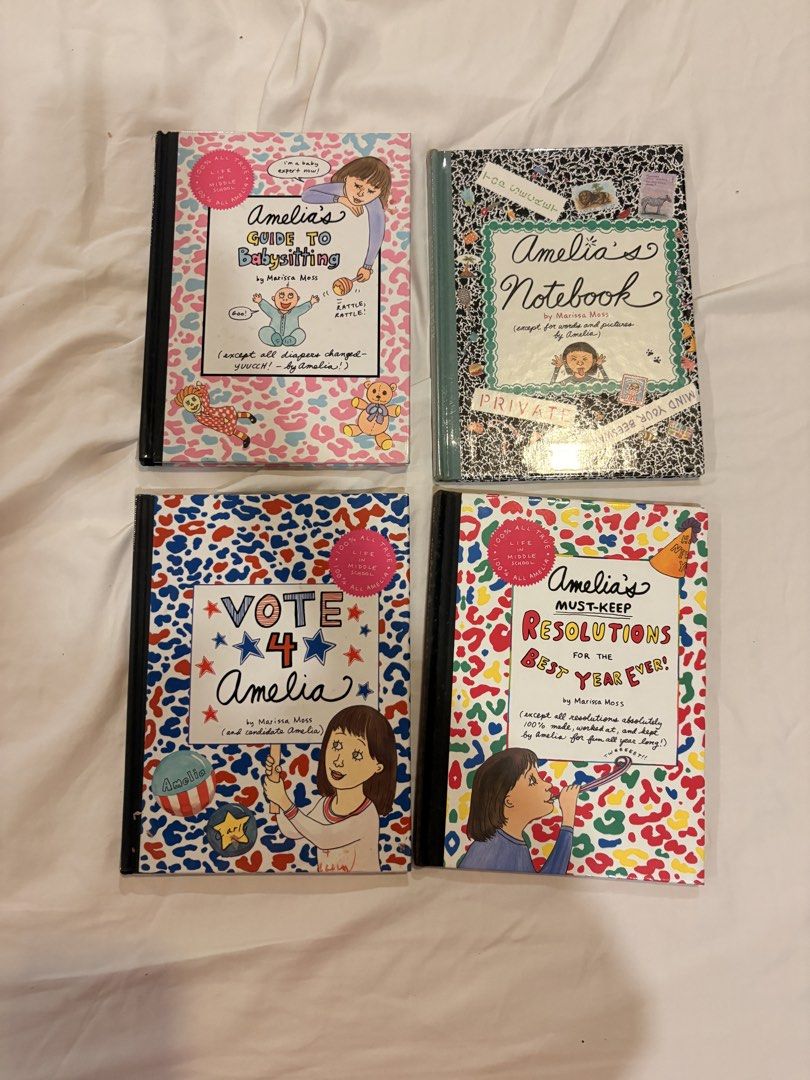 Amelia’s Book’s by Marissa More - ADDITIONAL STOCK! (Category: Children's Books) located in San Juan City. Submitted by lilipotph (Listing ID 1470026582, Image 1). Description: 200 each! These are Amelia’s books by Marissa Moss. They are in good condition with plastic cover, which will be provided when bought and they are all maintained really well and still kept in very good condition. Prices are negotiable. ❤️.