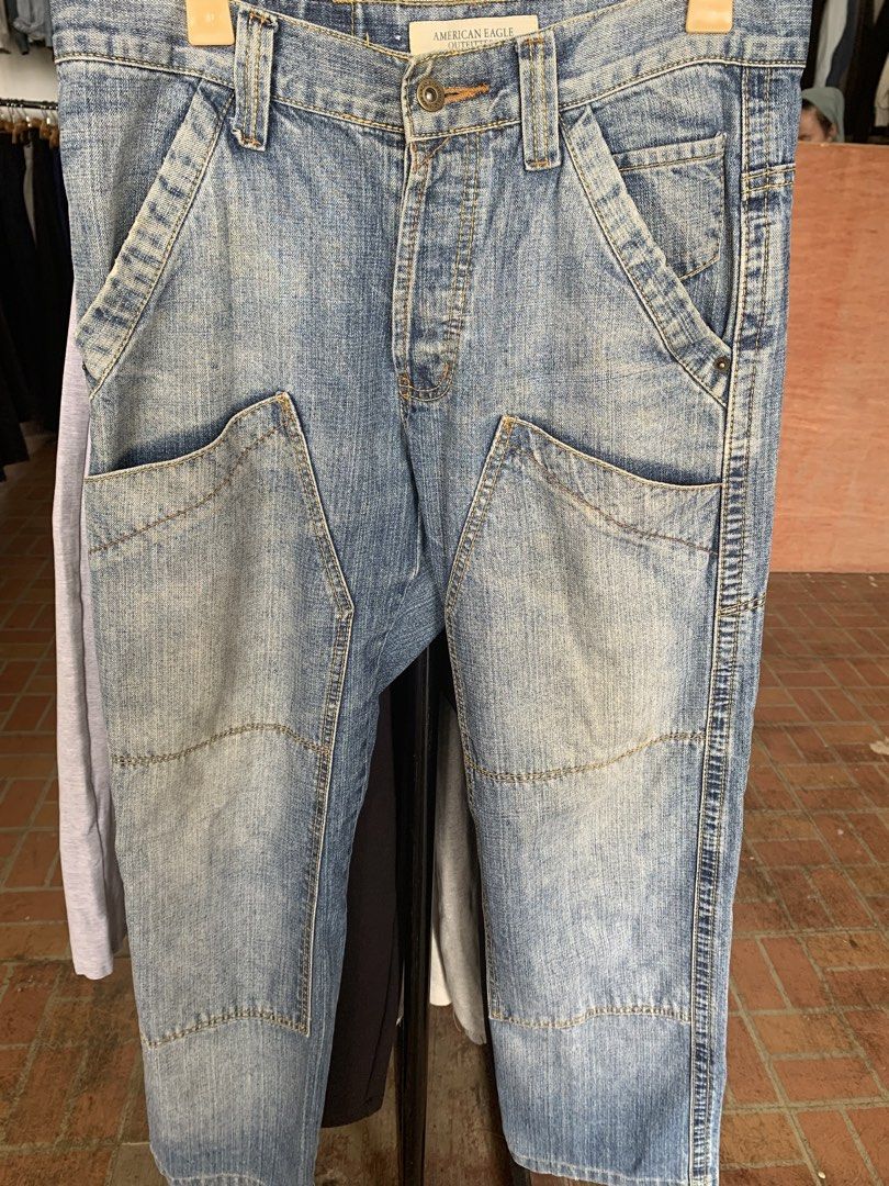 American Eagle Outfitters Bootcut Jeans Size 32 (Category: Jeans) located in Marawi City. Submitted by biidnillah (Listing ID 1469976533, Image 1). Description: - Brand: American Eagle Outfitters - Size: 32 Bootcut - Wash: Light wash with vintage styling - Material: 100% durable cotton - Closure: Button fly - Pockets: Distinctive multi-pocket construction on front and back.
