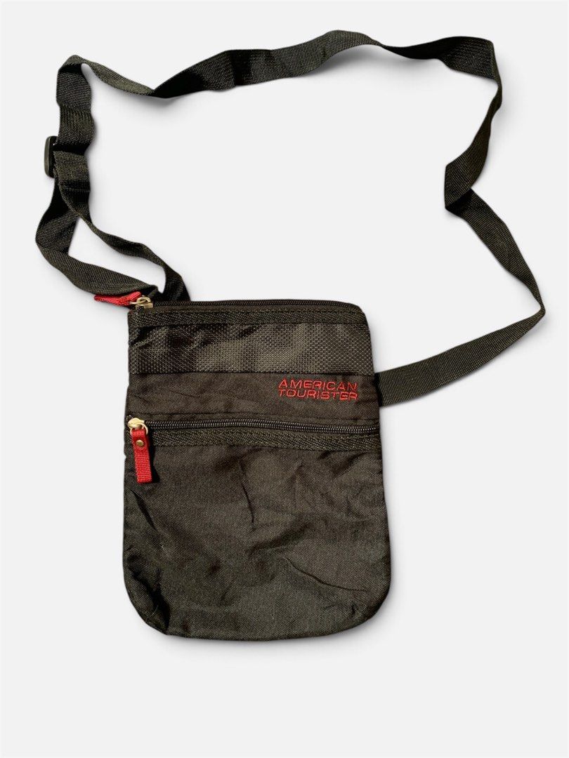 American Tourister (Category: Sling Bags) located in General Santos City (Dadiangas). Submitted by jancocoby (Listing ID 1469990996, Image 1). Description: Exellent Authntic Color rate 9.8.