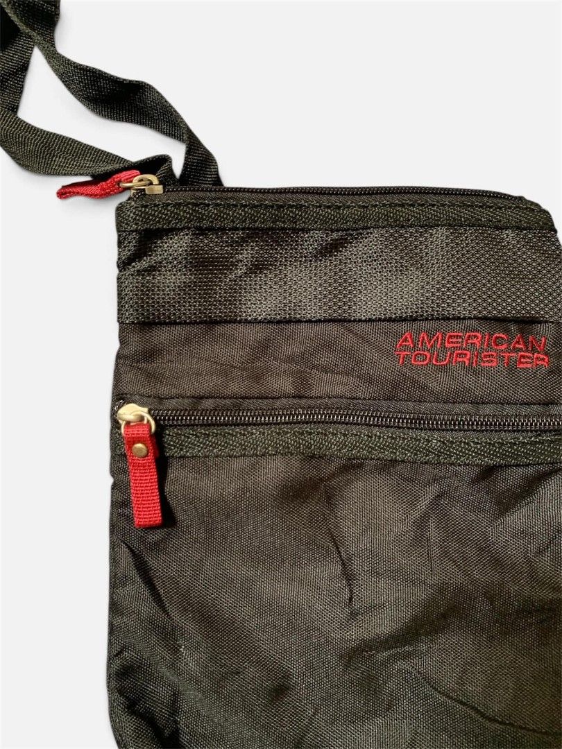 American tourister sling bag (Category: Sling Bags) located in General Santos City (Dadiangas). Submitted by amara_preloved (Listing ID 1470029174, Image 2). Description: .