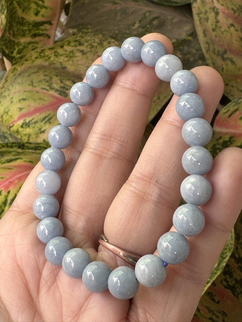 ANGELITE BRACELET 🍉 B1_JC061 (Category: Bracelets) located in Bulacan. Submitted by selling_low_by_bella_ben (Listing ID 1470000487, Image 3). Description: ANGELITE 🍉 B1_JC061 🏷️ 390 8+ mm bead size 17 cm wrist size .