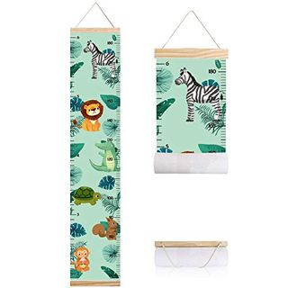 Animals Growth Chart for Kids, Baby Height Chart, Canvas Height ...