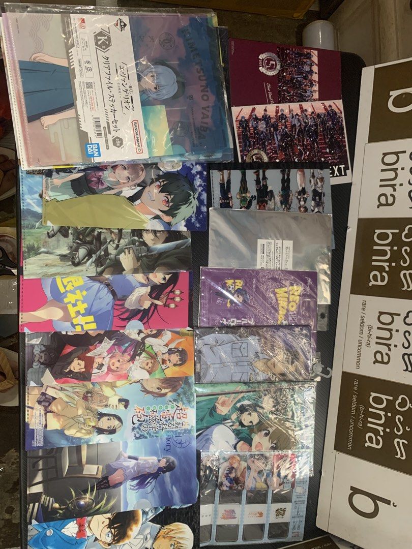 Anime PVC Folders - Detailed Prints - Authentic (Category: Other Merchandise) located in Carmona. Submitted by bihira (Listing ID 1470009746, Image 1). Description: Anime PVC Folders - Detailed Prints - Authentic - WYSIWYG - As is / loose - Assorted Bandai Anime.