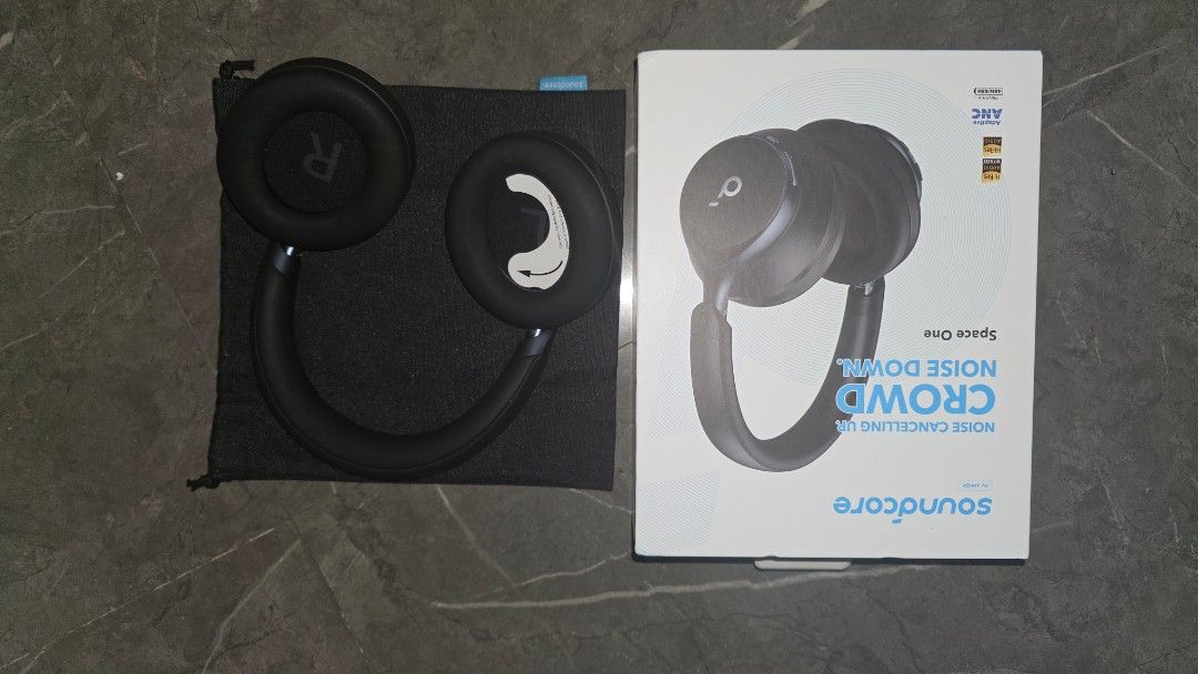 Anker Soundcore Space One ANC bnew condi (Category: Headphones & Headsets) located in Rizal. Submitted by caloyolo (Listing ID 1469953632, Image 3). Description: with box no issue bnew condition lalamove or Jnt plus Sf.
