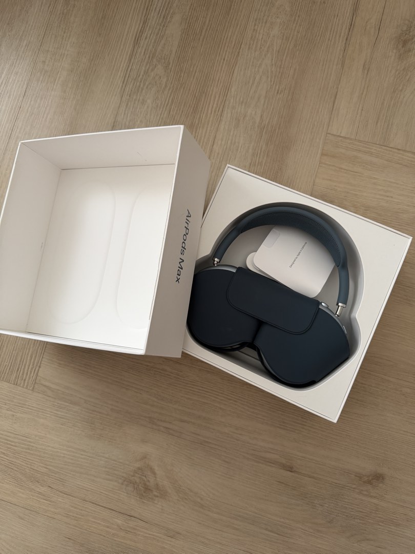 Apple AirPods Max Blue with Smart Case and Box, Audio, Headphones ...