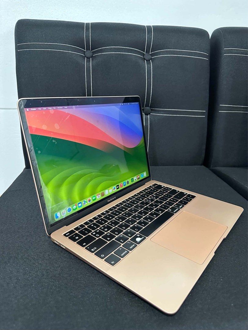 Apple MacBook Air 2019 Rose Gold (Category: Laptops & Notebooks) located in San Fernando. Submitted by shawarmarice (Listing ID 1470137473, Image 1). Description: MacBook Air A1932 (2019) With Charger & Bag • 13-inch” Display 3k resolution • Dual-core Intel Core i5 • 8Gb RAM • 128Gb Storage • Intel UHD Graphics 617 1536 MB • 5-6hours Battery life • 97% smooth • Cycle Count: 204 • Minor issue: nag fade konti yung command tab RFS extra macbook, di 
