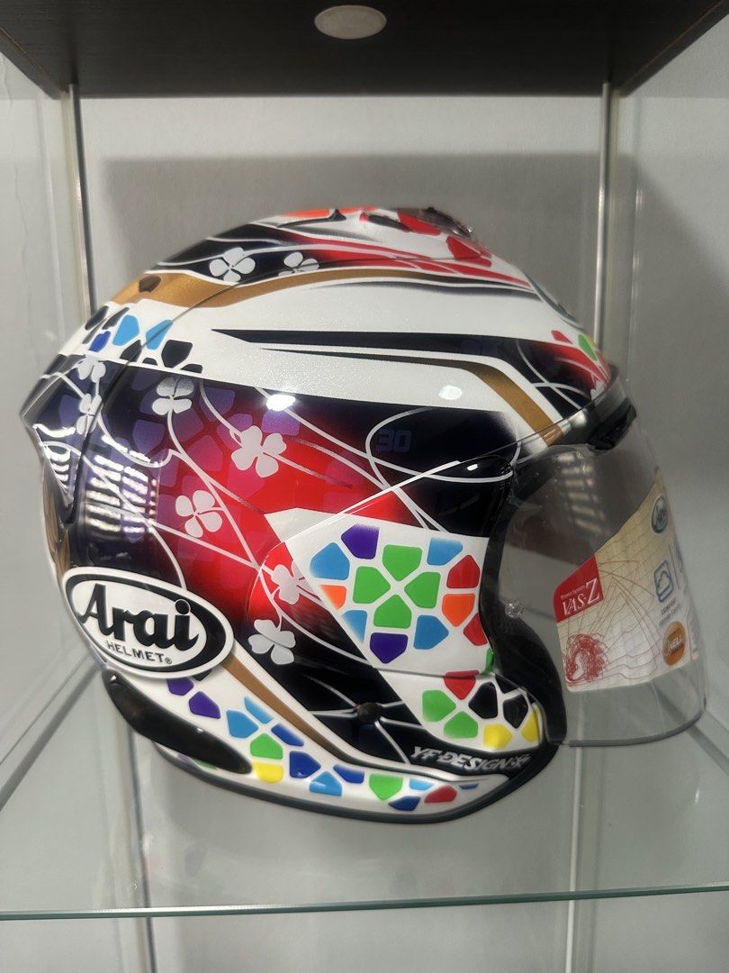 Arai Helmet Nakagami GP2 XL, Motorcycles, Motorcycle Accessories on ...