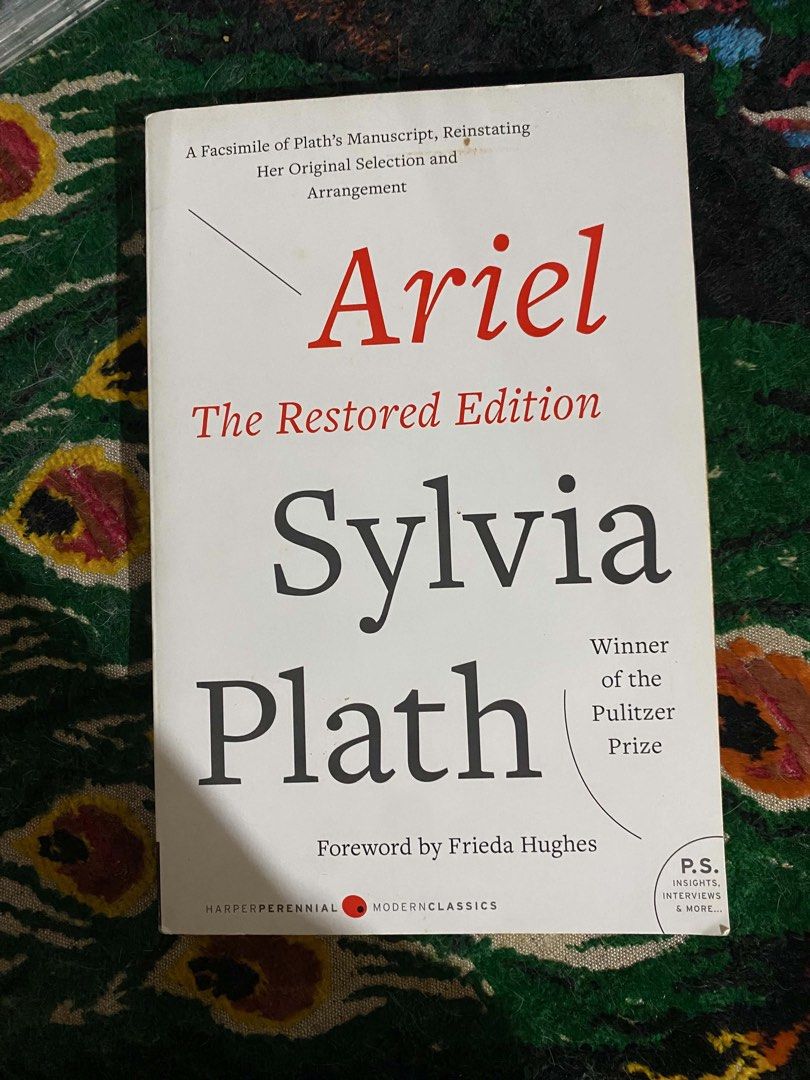 Ariel by Sylvia Plath (Category: Storybooks) located in Muntinlupa City. Submitted by flowersforreb (Listing ID 1470122221, Image 1). Description: - Large paperback - Feel free to message me for more photos. Thanks! MOP: GCash, GoTyme MOD: J&T.
