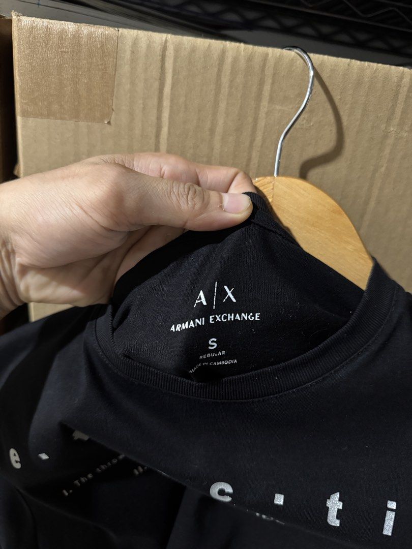 Armani Exchange Reflection (Category: Tshirts & Polo Shirts ) located in Digos. Submitted by appareall (Listing ID 1470098298, Image 2). Description: W-19”; L-28”.