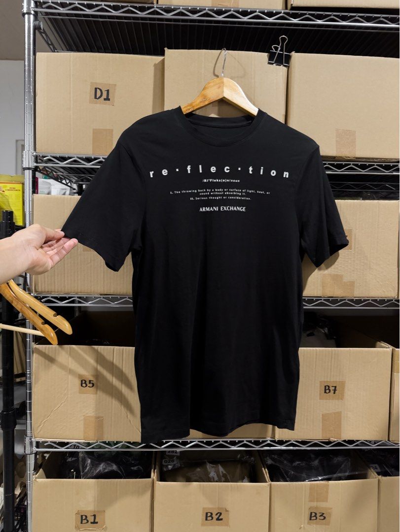Armani Exchange Reflection (Category: Tshirts & Polo Shirts ) located in Digos. Submitted by appareall (Listing ID 1470098298, Image 1). Description: W-19”; L-28”.