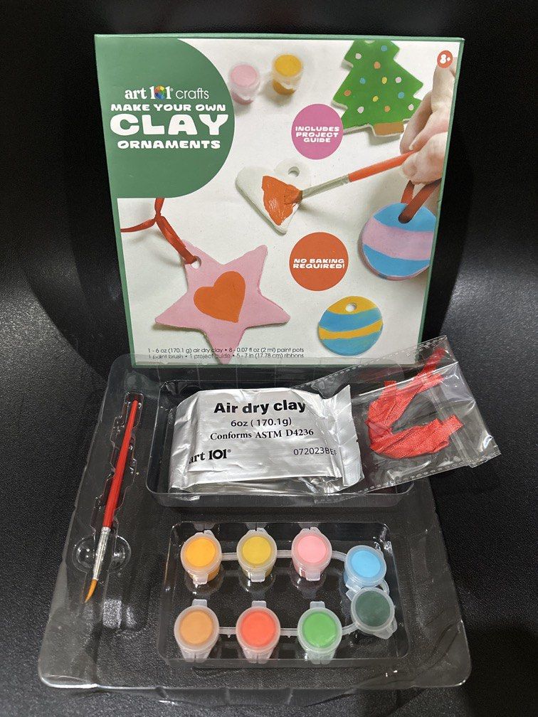 Art Craft Clay Ornament (no baking required) (Category: Other Stationery & Craft) located in Manila. Submitted by krystalchewey_ (Listing ID 1470050300, Image 2). Description: Bnew Actual Photo Posted 245php Make your own clay ornament No baking required.