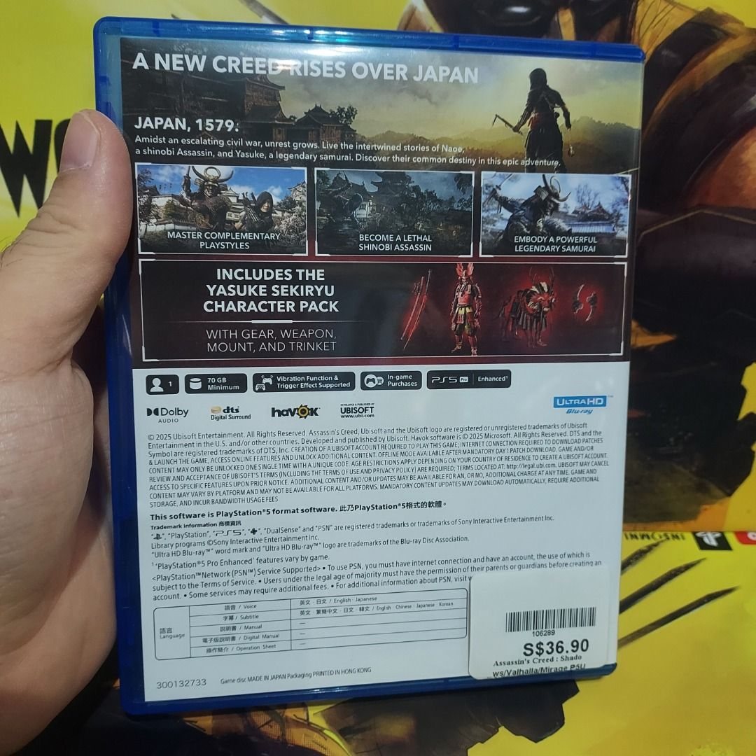 Assassin's Creed Shadows Ps5 Game, Video Gaming, Video Games ...