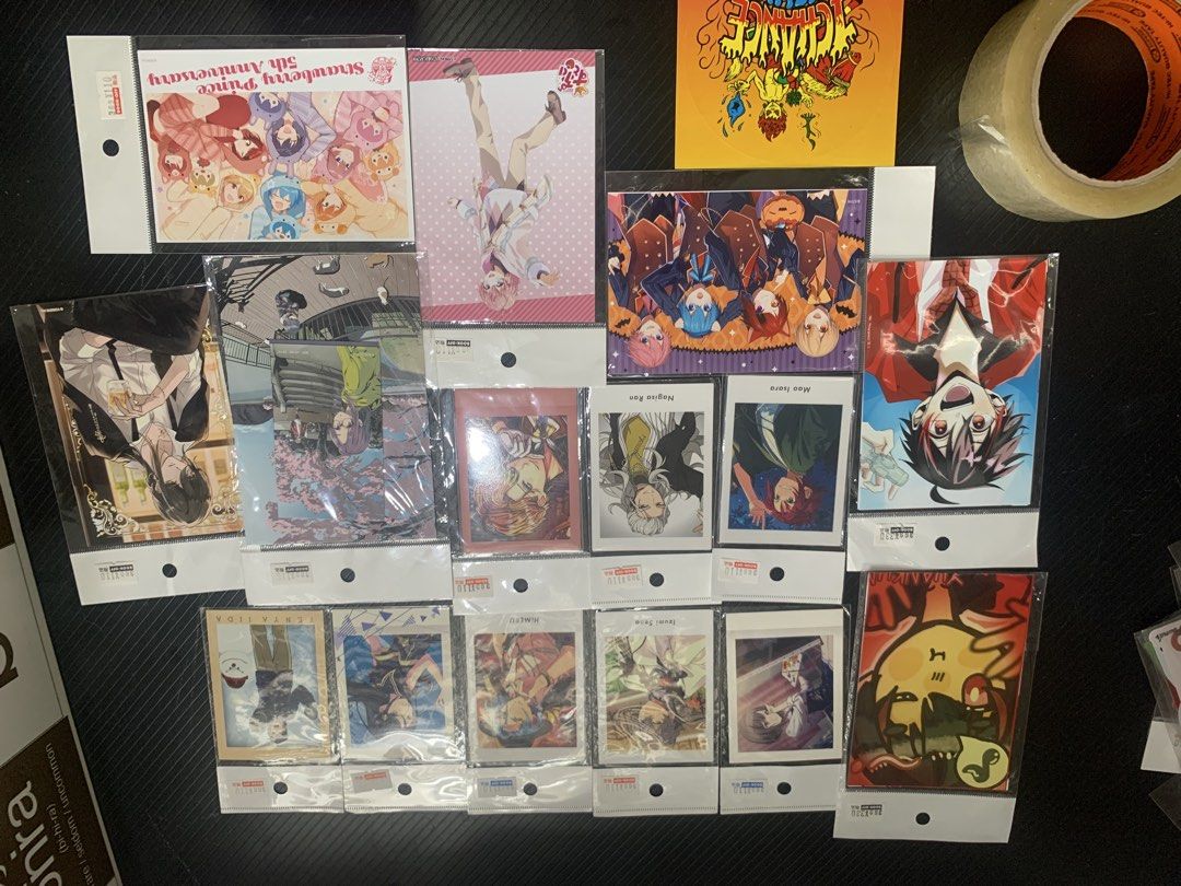 Assorted Anime Prints - Set 1 (Category: Character Goods) located in Carmona. Submitted by bihira (Listing ID 1470008097, Image 1). Description: Assorted Anime Prints - Set 1 - WYSIWYG - As is / in plastic - From book off Japan.