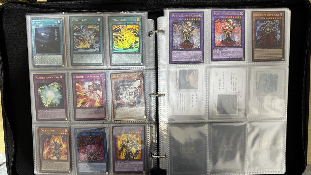 Assorted characters (Category: Raw Singles) located in Bulacan. Submitted by lesgoohtcg (Listing ID 1470126863, Image 1). Description: Assorted Yugioh cards: * Summer * Ryzeal Cross * Bacha the Melodious Maestra * Cosmo Queen the Queen of Prayers * Mathmech Superfactorial * Fiendsmith in Paradise * Buster Welcher of the Destruction Swordsman * Code of Soul * Fiendsmith’s Sequence * Fusion Bombardment Beast * Virtual World Gate - Xuanwu * Slower S