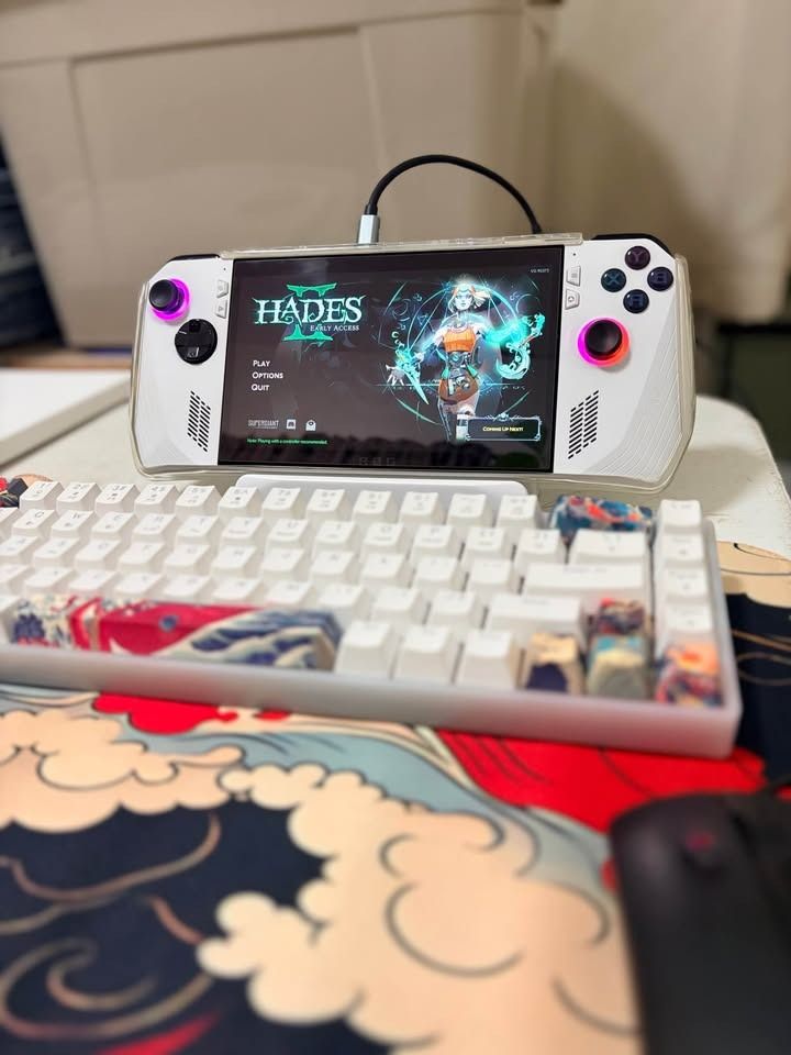 asus rog ally extreme z1 preloved (Category: Nintendo) located in Caloocan City. Submitted by maxinepreloved (Listing ID 1469977547, Image 3). Description: GOOD for Office or for Gaming. 16gb RAM 512 Storage Inclusions: -Pouch -Charger -1TB sd card -Silicon Case - 2k27 (worth 3k+) and other games installed Smooth play ng AAA Games. Pwede rin kayong magrequest ng game na iinstall ko sa unit. GTA V, Cyberpunk, Steam Games, etc rfs need cash add me 