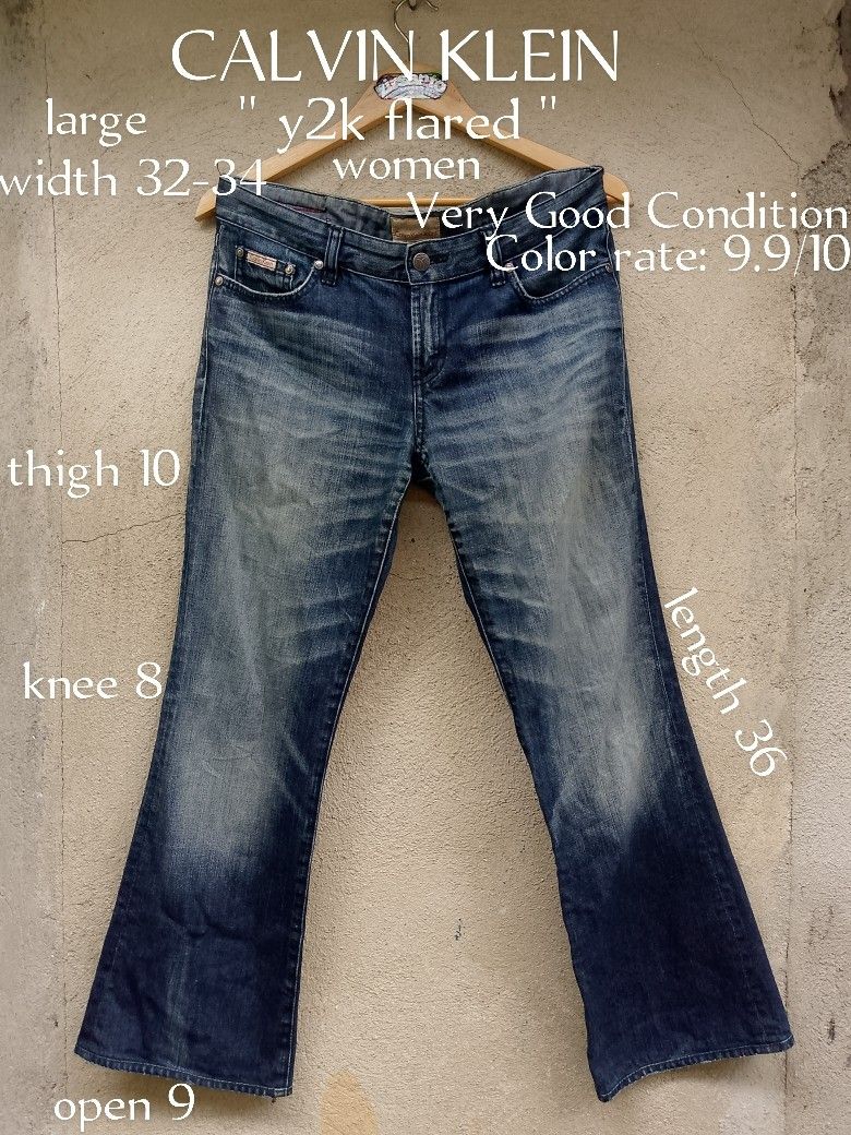 AUTHENTIC! " CALVIN KLEIN (y2k flared) WOMEN " (Category: Jeans) located in Danao, Cebu. Submitted by psychypymb40965 (Listing ID 1470050572, Image 1). Description: details are in first photo ‎pm/dm for other details,issues or transactions ‎negotiable! 👊😁 ‎2nd Account Available Shoes, Bags, Sandals, Slippers & more footwear just click the link below 💚👇😁❤️ or follow for update stocks. ‎https://www.carousell.ph/u/azaiahnere02/?t-id=PJuARdaOwh_