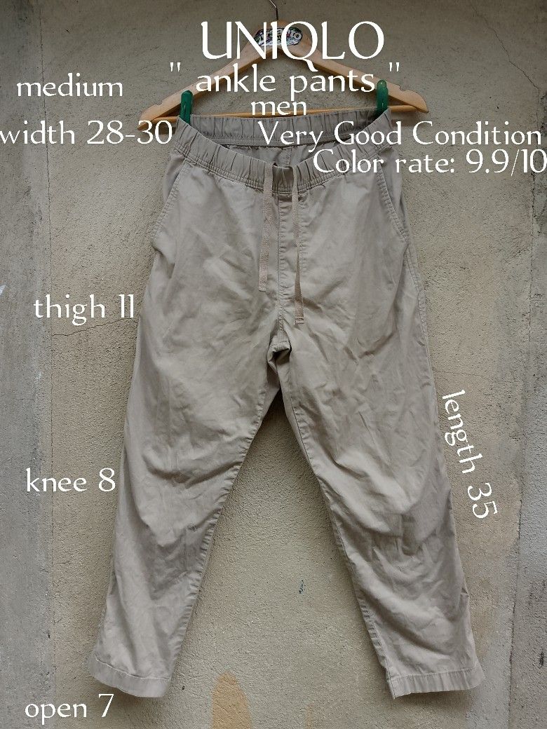 AUTHENTIC! " UNIQLO (ankle pants) MEN " (Category: Chinos) located in Danao, Cebu. Submitted by psychypymb40965 (Listing ID 1470051593, Image 1). Description: details are in first photo ‎pm/dm for other details,issues or transactions ‎negotiable! 👊😁 ‎2nd Account Available Shoes, Bags, Sandals, Slippers & more footwear just click the link below 💚👇😁❤️ or follow for update stocks. ‎https://www.carousell.ph/u/azaiahnere02/?t-id=PJuARdaOwh_179240