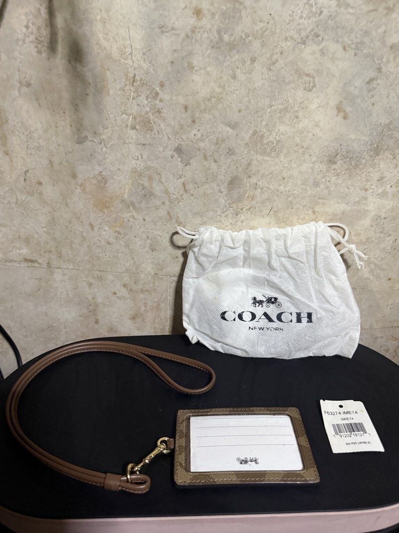 Authentic Coach ID / Card Holder Monogram (Category: Luxury Bags & Wallets) located in Paranaque City. Submitted by authentic_mj (Listing ID 1470122051, Image 2). Description: Authentic Coach ID / Card Holder Monogram With dustbag Bought in Malaysia .