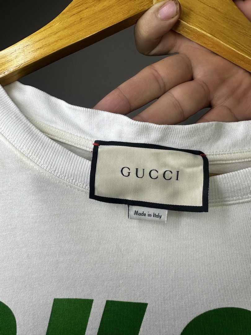 AUTHENTIC GUCCI SCRIPT TEE (Category: Tshirts & Polo Shirts ) located in Molave. Submitted by thriftmate13 (Listing ID 1469960105, Image 2). Description: .