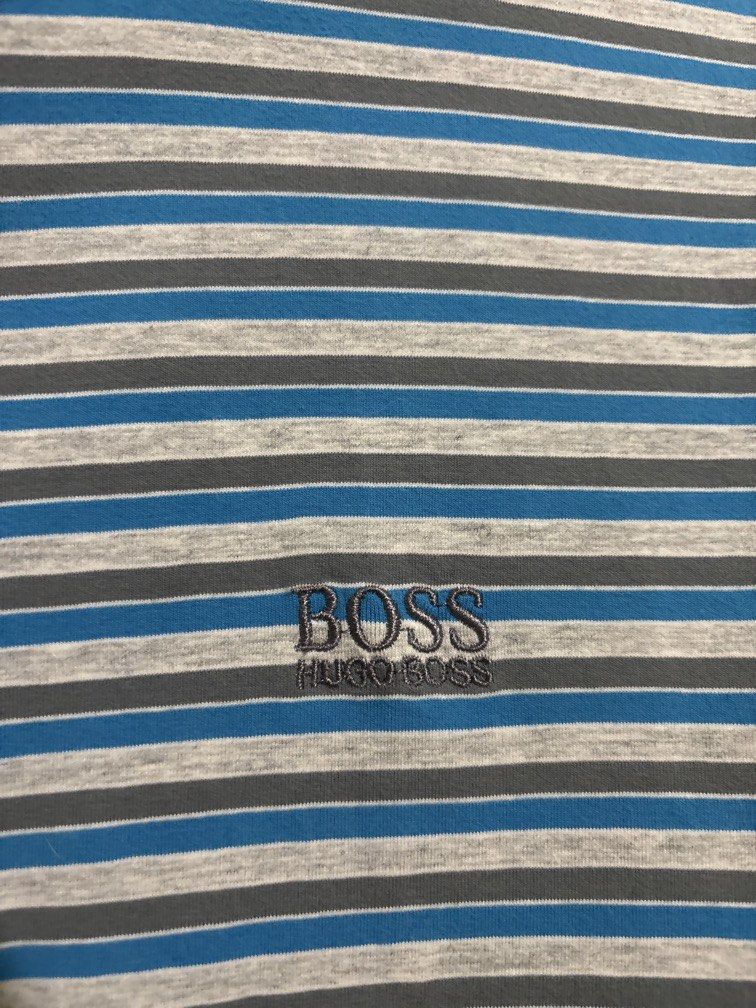 Authentic Hugo Boss Polo shirt (Category: Tshirts & Polo Shirts ) located in Muntinlupa City. Submitted by owrayttttt (Listing ID 1470128897, Image 3). Description: - Authentic Hugo Boss - Dimes is 22x27 - Complete tags with QR code - No issue - Free shipping via j&t.