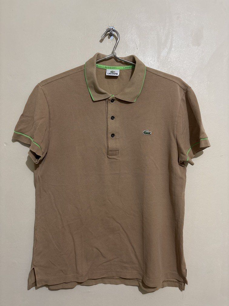 Authentic Lacoste Polo shirt (Category: Tshirts & Polo Shirts ) located in Muntinlupa City. Submitted by owrayttttt (Listing ID 1470129565, Image 1). Description: - Authentic Lacoste Polo shirt - Size 4 on tag - Dimes is 21x26 (perfec for medium) - Complete tags - No issue - Free shipping via j&t.
