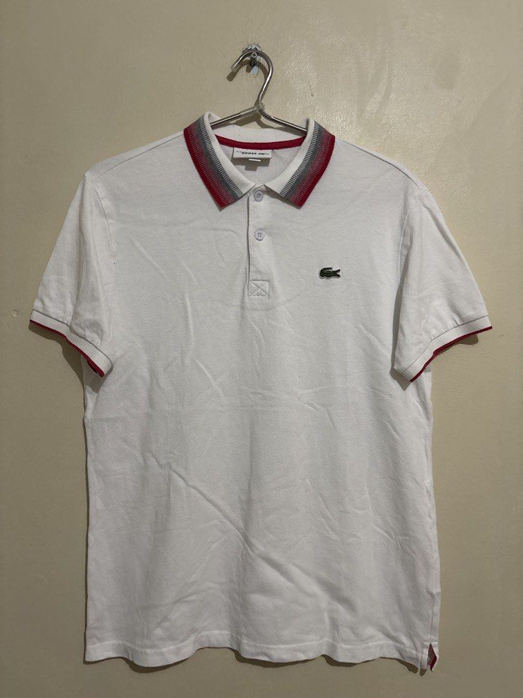 Authentic Lacoste Sport Polo (Category: Tshirts & Polo Shirts ) located in Muntinlupa City. Submitted by owrayttttt (Listing ID 1470131335, Image 1). Description: - Authentic Lacoste Sport Polo - Size 5 on tag - Dimes is 21x28 - Complete tags - Needs to be washed, pin hole (please check last photo) - Free shipping via j&t.