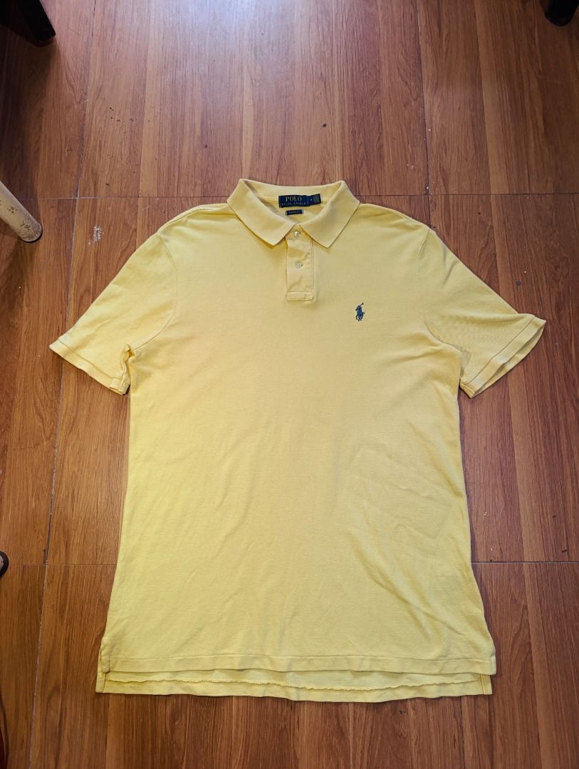Authentic Ralph Lauren Polo Shirt For Men (Category: Tshirts & Polo Shirts ) located in Bulacan. Submitted by koritoo (Listing ID 1470012980, Image 1). Description: Authentic Ralph Lauren Polo Shirt For Men Classic Fit Good as new no issue Size M Dimensions: 21 Width 29-30.5 Length Color rate: 10/10.