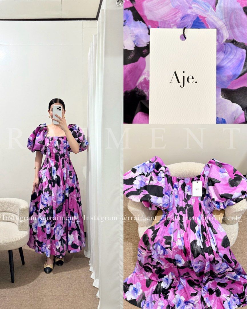 AVAILABLE- AJE Francesca lilac nights dress. (Category: Dresses) located in Taguig. Submitted by rraiment_ (Listing ID 1470089565, Image 1). Description: .