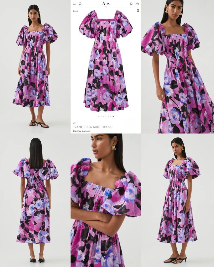AVAILABLE- AJE Francesca lilac nights dress. (Category: Dresses) located in Taguig. Submitted by rraiment_ (Listing ID 1470089565, Image 3). Description: .