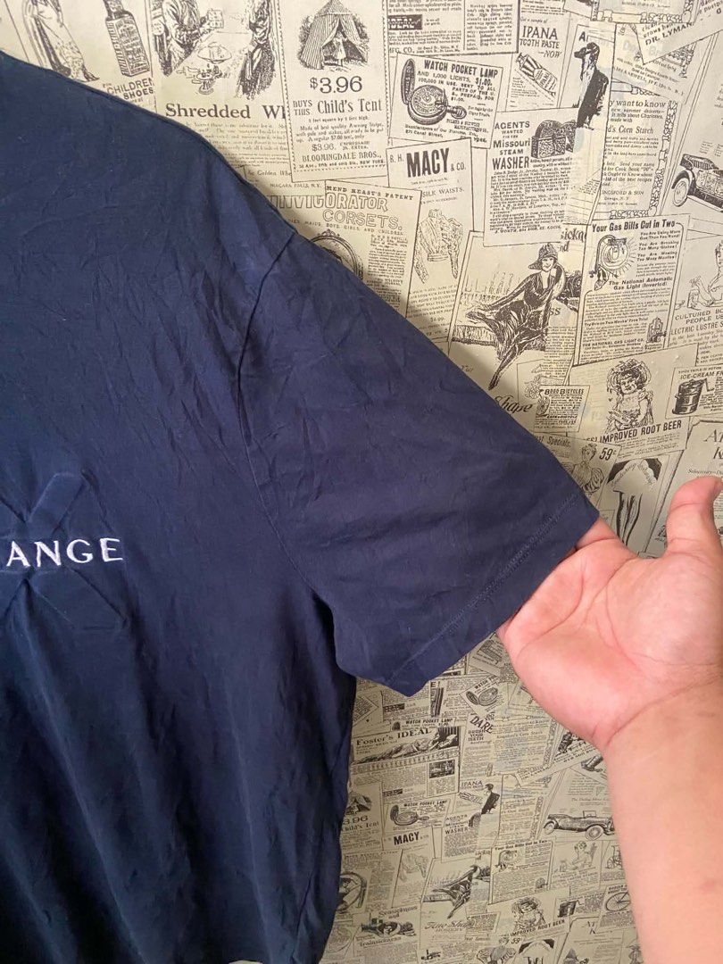 A/X T-shirt (Category: Announcements) located in Davao. Submitted by pakoys10_thrift (Listing ID 1469988941, Image 3). Description: A/X Tshirt 🔥 Excellent Condition Color Rate 9.5/10 Size: Xl Dimes: 28x22 No issue❌ 🏷️599 Free Shipping✈️ Location Davao City📍.