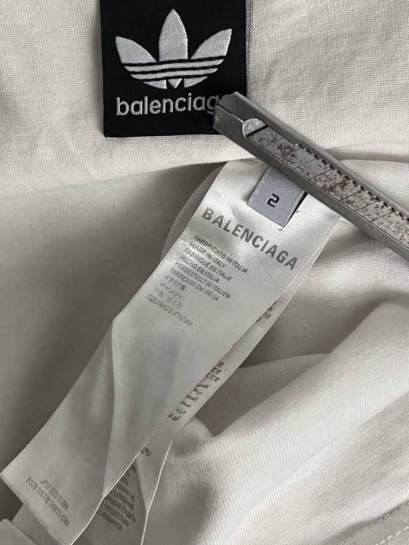 BALEN X ADIDAS EMBROIDERED LOGO (Category: Coats, Jackets and Outerwear) located in Bulacan. Submitted by balenciaga_apparel01 (Listing ID 1470122085, Image 3). Description: BALEN X ADIDAS EMBROIDERED LOGO - 22 WIDTH X 29 LENGTH - EXCELLENT CONDITION - COMPLETE TAGS - COLOR RATE: 9/10 - NO ISSUE - FREE SHIPPING NATIONWIDE - LOC BULACAN .