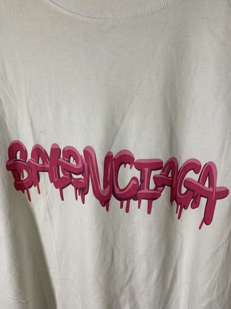 Balenciaga Slime logo / Graffiti Drip (Category: Tshirts & Polo Shirts ) located in Molave. Submitted by mysticbird_38213e (Listing ID 1469990362, Image 3). Description: Heavy Cotton Washable dirt AS new pa .