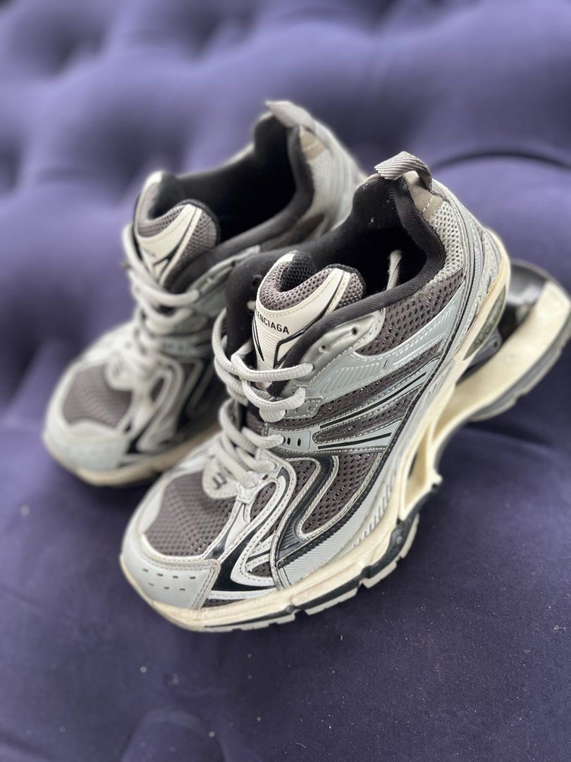 Balenciaga X-pander sneaker wmns (Category: Sneakers) located in Tacloban City. Submitted by luxbag_phhh (Listing ID 1469952116, Image 3). Description: Sis! Selling my preloved authentic Balenciaga X-pander sneakers in classic grey and black (EU 37). Super iconic chunky suspended heel design, a total heavy statement piece for your fit pics! Worn only a few times with some minor scuffs on the soles as seen in photos, but still super fresh and read