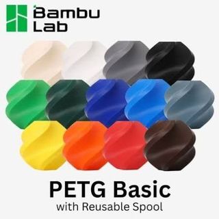 Bambu Lab PETG HF Black Filament Refill, Computers & Tech, Printers ...
